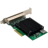 Karta jungiama į tinklą InLine Quad Gigabit karta jungiama į tinklą 4x RJ45 2,5Gb/s PCIe x4 inkl. low profile