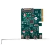 Lanberg PCI-Express X1 Card to 2X USB-C 3.2 GEN 2X1 Low profile | PCE-UC3-002