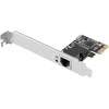 LANBERG tinklo plokštė PCI-E PCE-1GB-201 gigabit Ethernet RTL8111C mikroschemų rinkinys žemo profilio