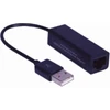 Šakotuvas Karta jungiama į tinklą MicroConnect USB - RJ-45 Juodas (USBETHB)