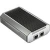 Qnap Systems QNAP QNA-UC10G2T, Vielinis, USB C tipo, Ethernet, 10000 Mbit/s, Juoda, Sidabras