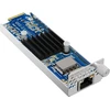 Tinklo plokštė Qnap QNAP QXG-ES10G1T, PCIe 3.0 x4 plėtimo modulis, 100M/1G/2.5G/5G/10 Gigabit Ethernet x 1