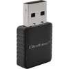 Qoltec 56988 Wireless Itin greitas DUAL mini WiFi adapteris 2 x 2dBi AC standartas | USB 3.0 | 1300 Mbps