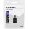 Qoltec 56988 Wireless Itin greitas DUAL mini WiFi adapteris 2 x 2dBi AC standartas | USB 3.0 | 1300 Mbps