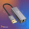 Karta jungiama į tinklą Reagle Reagle Karta Sieciowa USB A 3.1 GIGABIT LAN 1000Mb RJ45