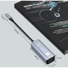 Karta jungiama į tinklą Techly Techly USB 3.1 Typ C auf RJ45 Adapteris