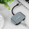 USAMS adapteris USB-C - USB 3.0 + RJ45 prievadas Ethernet pilkas/pilkas TCSJ14601 (US-SJ146)