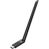 Ugreen Wi-Fi USB-A adapteris 2.4GHz 287Mbit/s + 5GHz 600Mbit/s su išorine antena 6dBi, juodas