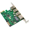 Karta jungiama į tinklą Zenwire InLine® Karta Combo Gigabit sieć und USB 3.2 Gen.1, 1x RJ45, 3x USB-A