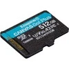 „Kingston Technology“ 512 GB „Micro SDXC Canvas Go Plus Gen4 200R A2 U3“ atminties kortelė be ADP