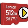 Atminties kortelė Lexar PLAY | 512 GB | Micro SDXC | Flash atminties klasė 30