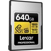 „Lexar Professional Gold CFexpress“ 640 GB atminties kortelė (LCAGOLD640G-RNENG)