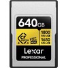 „Lexar Professional Gold CFexpress“ 640 GB atminties kortelė (LCAGOLD640G-RNENG)