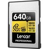 „Lexar Professional Gold CFexpress“ 640 GB atminties kortelė (LCAGOLD640G-RNENG)