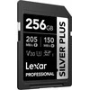 Atminties kortelė Lexar SDXC 256GB Professional Sidabrinis Plus UHS-I U3 A2 4K V30