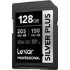 Atminties kortelė Lexar SDXC Professional Sidabrinis Plus UHS-I/U3/A2/4K R205/W150 (V30) 128GB