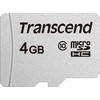 Atminties kortelė TRANSCEND 4GB Micro SD kortelė be adapterio, 10 klasė