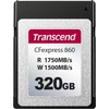 Atminties kortelė TRANSCEND 320GB CFExpress Card 2.0 SLC režimas