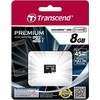 Karta Transcend Premium Micro SDHC 8 GB 10 klasės UHS-I/U1 (TS8GUSDCU1)