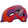 GIRO SCAMP II vaikiškas šalmas. Šalmo dydis: XS (45-49 cm). Pasirinkite spalvą: matinė raudona gyvūnų formos.