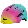 GIRO SCAMP II vaikiškas šalmas. Šalmo dydis: S (49-53 cm). Pasirinkite spalvą: matinė rožinė su gyvūnų atvaizdais.