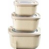 „Katex Micro Line“ maisto konteinerių rinkinys 600, 1100, 1800 ml Atsitiktinės spalvos