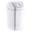 Šiukšliadėžė Katex Pojemnik uchylny SLIM 18 l balta 290x235x461 mm