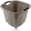 Katex Kvadratinė šiukšlių dėžė RATTAN 34 l - balta 44x44x33 cm