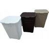 Krepšys skalbiniams Katex Krepšys na bieliznę RATTAN 45l-balta 400x316x550