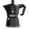 Bialetti „Moka Exclusive“, Mokos puodas, Juoda, Aliuminis, 3 puodeliai, Termoplastikas, 1 vnt.