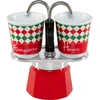Kavavirė Bialetti Set Mini Express trójkolorowy w kratkę (0007405)