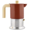 Alessi Vite PM01/3 BR Moka puodas, 3 puodeliai - Ruda