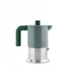 Alessi Vite PM01/3 GR Moka pot, 3 cups - Sage Žalias