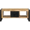 Kavos staliukas 90x50x36 cm Masyvus Rough Wood Mango