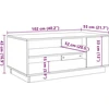 Kavos staliukas, medienos, 102x55x43cm, apdirbta mediena