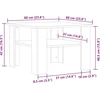 kavos staliukas Old Wood 60x60x42 cm Engineered Wood