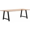 Kavos staliuko kojelės, A formos, 2 vnt., juoda, 90x(72-73)cm
