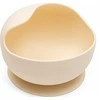 Kean Silicone Kūdikių silikoninis dubuo su siurbtuku New Baby smėlio spalvos
