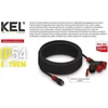 KEL 3 lizdai iš / iš 5m / H05RR-F 3x2.5 / IP54 juoda / raudona W-01170