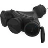 KEL Kištuko skirstytuvas 3 lizdai be 16A 250V IP54 juodas GN-X3/54 W-01154