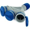 KEL Prailginimo laido skirstytuvas su 3 lizdais be 16A 250V IP54 pilka/mėlyna GN-X3/54 W-01157