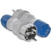 KEL Paprastas kištukas 16A 2P + Z 250V IP54 pilkas / mėlynas WT-54 (W-97976)