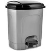 Kela Plastic pedal bin pilkas 5.5 l