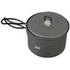 ESBIT Cookset with alcohol burner Stiklinis indelis 1,5 L Aliuminis, Juoda