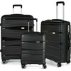 Kelioninis RW Travel Alfrida Collection 3 lagaminų komplektas, juodos spalvos