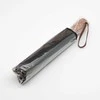 OEM automatinis sulankstomas skėtis su medine rankena, 10 briaunų, XXL, 115 cm, juodas