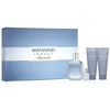 Rinkinys Kenneth Cole: „Mankind Legacy“ tualetinis vanduo vyrams, 100 ml + „Mankind Legacy“ balzamas po skutimosi, 100 ml + „Mankind Legacy“ dušo želė ir šampūnas 2 viename, 100 ml + „Mankind Legacy“ tualetinis vanduo vyrams, 15 ml