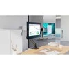 Leitz KENSINGTON SmartFit dvigubo monitoriaus laikiklis su skersiniu ir rankena
