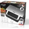 Sumuštinių keptuvas Adler sumuštinių keptuvė 2 viename | AD 3073 | 1000 W | Lentelių skaičius 2 | Nerūdijantis plienas/Juodas