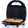Sumuštinių keptuvas Brock SSM 6004 RD 4 viename sumuštinių ir vaflių keptuvė-grilis, 750 W, raudona